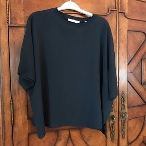 Vince silk boxy top